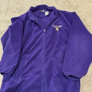 NFL Vikings Purple Fleece Jacket